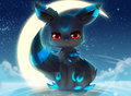  An Umbreon-Leafeon hybrid {commission} by blackeevee