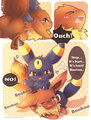 A fetish-Umbreon Spanks Eevee{Commission} by blackeevee