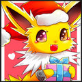 X'mas Chibi commission- Jolteon