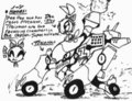 [TokuToon] Dee Dee & TrainMan by KainswordShadowkan