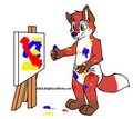 A Proud Artist by KuroWolfBoy