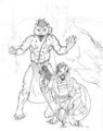 Leaving the Towering City WIP series by KibugamiKenzo
