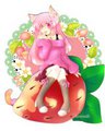 Strawberry kitten