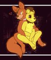 GoldenFreddy x Foxy by BreakingCloud