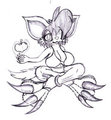 Blind, yet sees all - sketch