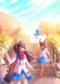  [Com]Cute school girls by blackeevee