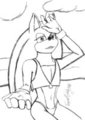 At the Beach by FangsofLightening