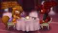 Mars Taking Venus out to Dinner
