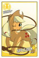 pony charactes card rank N+ - Applejack