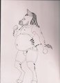 Fat/chubby Zebra [Old Scanned] by TheFatcowbull