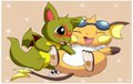 Zeke tickling Sparks Raichu
