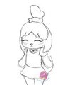 Isabelle sketch by LadyNightosphere