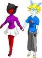 Cherry and Vanessa by Kreyowitz