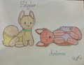Skylar and Ambrose plush dollies