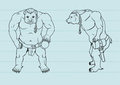 Character Design Rotation part 1 by Prydri