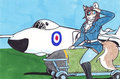 Martial Pinups: Avro Vulcan by Simonov
