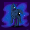 Princess Luna Commission by wolfgrrlie