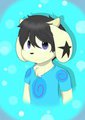Goat/bunny boy + Badge style example 
