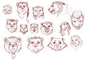 Bear Design Face Roughs 1