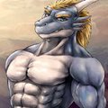 blue dragon by bleakcat