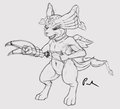 PawKnight ready for battle! by PawKnight
