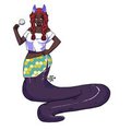 Olwen the Neko-Lamia by Nezumi
