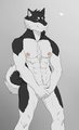 [Art by Hunter.] The husky. UwU by BeowulfBitter