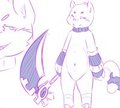 drawn chibi cat by AngusArt