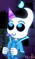 When you wanna be spooky but it's your birthday