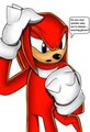 Knuckles ponders