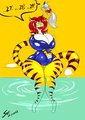 Sketch on the Spot! - Fun at the Pool by GrayscaleRain