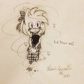 Inktober #1 Amy Rose-black blood by stardoodles