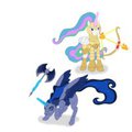 Fel Equestria - Ancient Tia and Luna