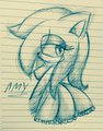 Amy Rose (Pencil sketch)