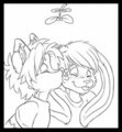 Under the mistletoe
