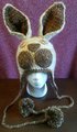 White Rabbit crochet hat