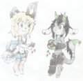 NikiNazu art-trade - Collecting Autumn leaves on a sunny day