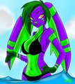 Beach time with WiFi~ by ChiyoJay