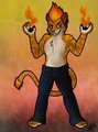 Fire Elemental Bryan by blackberrypie