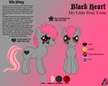Black Heart my MLP fursona