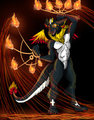 Fire dancer