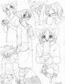 [CM] Kazu Sketch Page by Malachyte