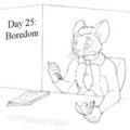 Daily Sketch 25 - Boredom