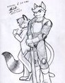 [Old Art] Sir Kain and Kendall by Great_Nix_Fox