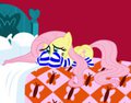 Cute blushing Fluttershy in socks  by BraveGunner