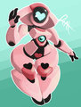 Practice Painting - Lady Bot by Pizzacat