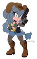 COMMISSION - Cheyenne The Hedgehog [Flat Colors]