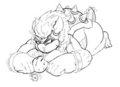 Bowsette caught her one by Garbledina