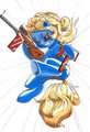 Nerf pony (colors) by kitsuneismything