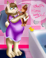 shawn's bath time